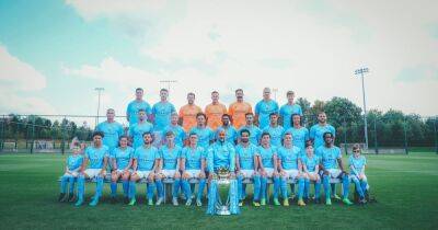Kids from Royal Manchester Children's Hospital join Man City stars in annual squad photo - www.manchestereveningnews.co.uk - Manchester