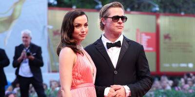 Brad Pitt Supports Ana de Armas & 'Blonde' Cast at Venice Film Festival Premiere! - www.justjared.com