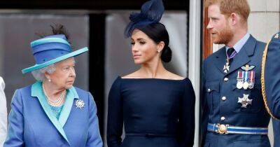 Prince Harry and Meghan Markle's sombre tribute 'in loving memory' of the Queen - www.ok.co.uk - Britain - London - California - Canada - county Loving