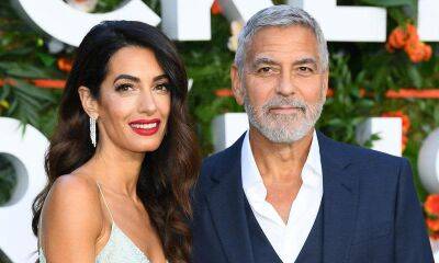Amal Clooney looks elegant and ready to party in yellow minidress for her husband’s afterparty - us.hola.com - London - Hollywood