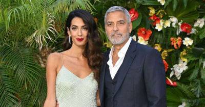Amal Clooney wears two sequin party dresses in one evening - www.msn.com - London