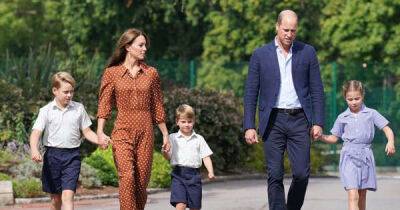 Royal Family fans reckon 'super cute' Prince Louis is 'plotting a dastardly plan’ as he confidently strides into new school - www.msn.com - Charlotte