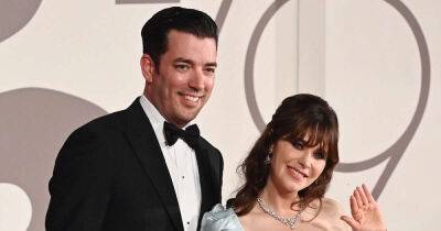 Zooey Deschanel Wore A Fairytale Dress On The Red Carpet And Property Brother Jonathan Scott Was Her Venice Prince Charming - www.msn.com - Italy - city Venice