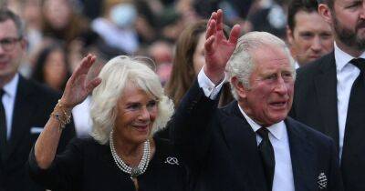 Queen Camilla supports her King in black as emotional Charles greets crowds - www.ok.co.uk - Scotland - London - county King And Queen