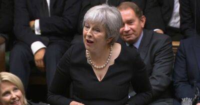 Former Prime Minister Theresa May has MPs in hysterics as she shares story of time she dropped cheese in front of Queen - www.manchestereveningnews.co.uk