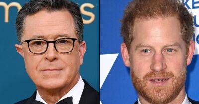 Stephen Colbert Makes Fun of Prince Harry’s William Confessions Ahead of Interview - www.usmagazine.com - county Anderson - county Cooper