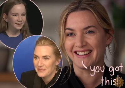 Watch Kate Winslet Stop Young Reporter's Interview To Offer Heartfelt Advice! - perezhilton.com - Germany