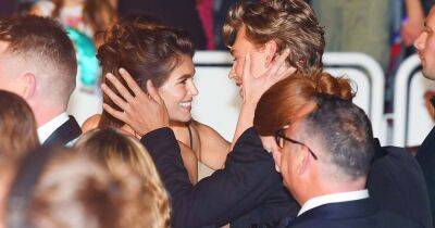 Austin Butler and Girlfriend Kaia Gerber Pack on the PDA at 2023 Golden Globes Afterparty - www.usmagazine.com - USA - Mexico - county Butler - county Story - Austin, county Butler - city Austin, county Butler