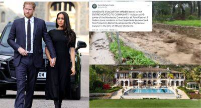 Prince Harry and Meghan Markle ordered to evacuate their home from deadly Montecito mudslide - www.newidea.com.au - Santa Barbara