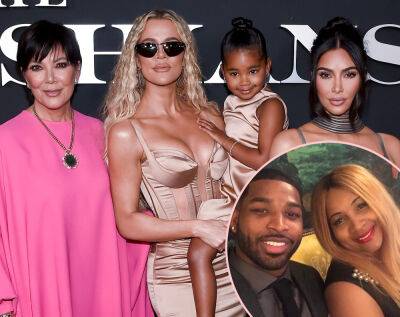 Khloé Kardashian Attends Tristan Thompson’s Mother’s Funeral With Kim Kardashian & Kris Jenner - perezhilton.com