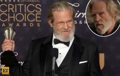Jeff Bridges Opens Up About Getting Sick With Cancer & COVID At Critics Choice Awards - perezhilton.com - Los Angeles