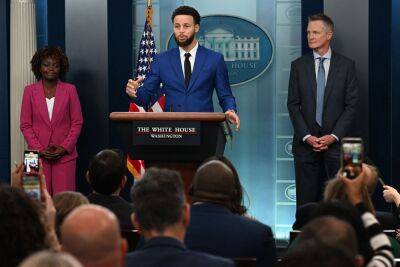 Golden State Warriors’ Stephen Curry And Head Coach Steve Kerr Speak At White House Briefing, Meet President Joe Biden - deadline.com - Russia