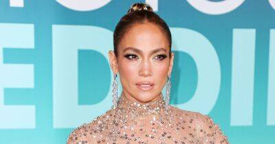 Jennifer Lopez Owns the ‘Naked’ Trend in Sparkly Sheer Dress at ‘Shotgun Wedding’ Premiere - www.usmagazine.com - New York - Los Angeles - county Ellis