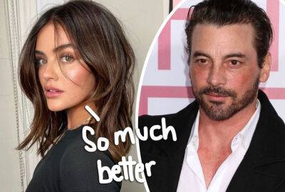 Lucy Hale Says Dating Older Men Who Don’t Play Games Is A 'Panty Dropper' After Skeet Ulrich Fling! - perezhilton.com - county Harrison - county Ford