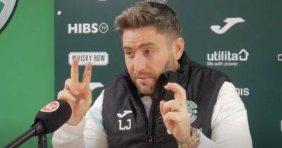 Lee Johnson claims Hibs forward line is 'best in the league' outside of Celtic and Rangers - www.dailyrecord.co.uk - Australia - Scotland - county Johnson - Austria - Belgium - Greece