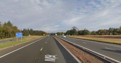 Two men rushed to hospital and road closed after Scots motorway crash - www.dailyrecord.co.uk - Britain - Scotland - Beyond