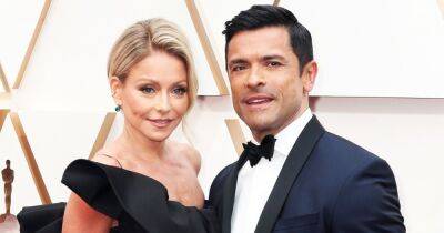 Kelly Ripa Says Mark Consuelos Joked About ‘Going to the Batting Cages’ While She Was Giving Birth - www.usmagazine.com - Hartford