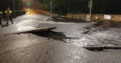 Glasgow pubs and restaurants closed after burst main cracks road leaving 100,000 homes without water - www.dailyrecord.co.uk - Scotland - Italy - Ireland