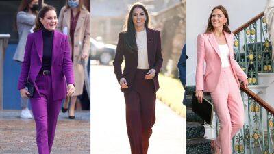 Put Kate Middleton’s Polished Suiting on Your Workwear Moodboard - www.glamour.com