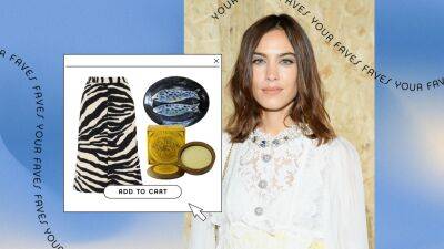 What Alexa Chung Is Buying Now: Sandalwood Soap, Ceramic Platters, and a Zebra Print Skirt - www.glamour.com - London - New York - USA - New York - state Oregon