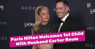Paris Hilton shocks fans as she announces birth of her newborn baby on Twitter with husband Carter Reum - www.msn.com - USA - Beyond