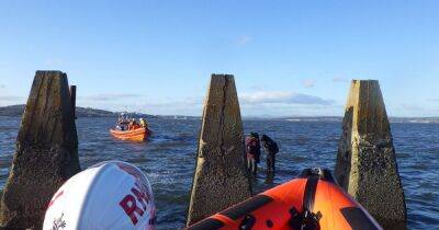 Four rescued from island on Firth of Forth after being cut off by the tide - www.dailyrecord.co.uk - Scotland - Beyond