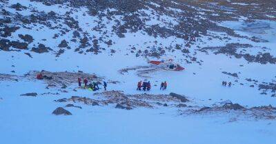 Two Scots mountaineers airlifted to hospital after being injured in fall - www.dailyrecord.co.uk - Scotland - Beyond