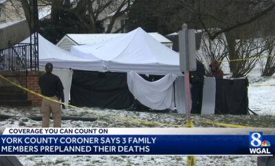 Pennsylvania Family Of Three Found Dead After They ‘Pre-Planned’ Murder-Suicide - perezhilton.com - Britain - Manchester - Pennsylvania - county York