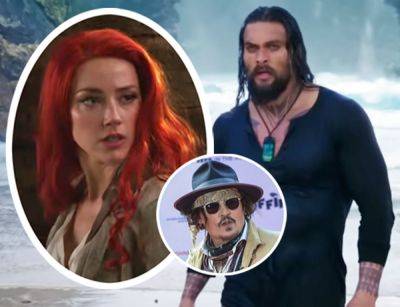 Jason Momoa Showed Up Drunk To Aquaman 2 Set Dressed As Johnny Depp & Tried To Get Amber Heard Fired?! - perezhilton.com