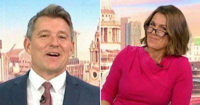 Good Morning Britain's Ben Shephard tries to shut down co-star Susanna Reid as she jokes about 'quickie' - www.manchestereveningnews.co.uk - Britain - France - Manchester