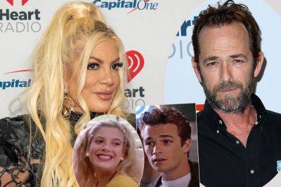 Tori Spelling Remembers Beverly Hills, 90210 Co-Star Luke Perry On What Would Have Been His 57th Birthday - perezhilton.com - Indiana - county Story