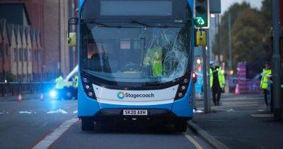 Man rushed to hospital after being 'hit by bus' on major Manchester road - www.manchestereveningnews.co.uk - Manchester - city Richmond