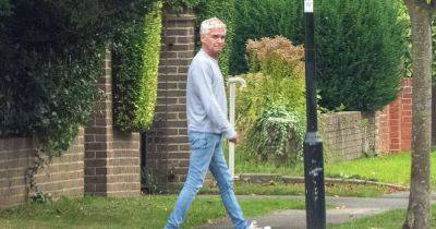 Phillip Schofield looks downcast as he's seen for first time since Holly's This Morning exit - www.ok.co.uk