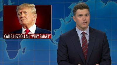 ‘SNL’s ‘Weekend Update’: Donald Trump, Jada Pinkett Smith & Will Smith Marital Drama & More - deadline.com - George - city Santos, county George