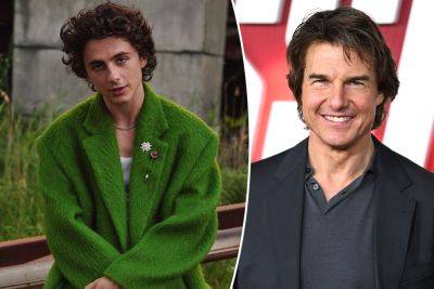 Tom Cruise advised Timothee Chalamet about dance and stunt trainers in ‘war cry’ of an email - nypost.com