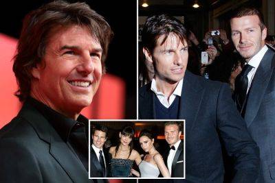 The real reason Tom Cruise fell out with the Beckhams - nypost.com - Spain - Madrid