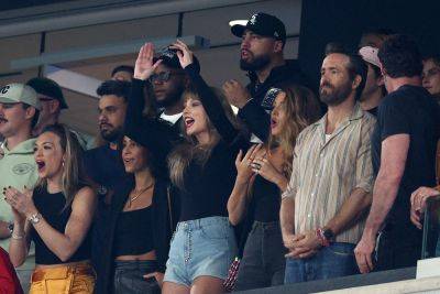 Taylor Swift Joined by Ryan Reynolds, Hugh Jackman and Blake Lively at Travis Kelce’s Chiefs Game Against New York Jets - variety.com - New York - New York - New Jersey - Kansas City