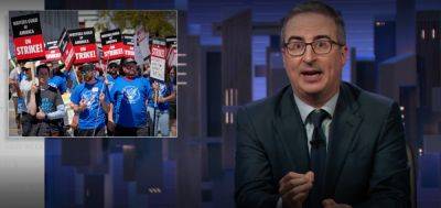‘Last Week Tonight’s John Oliver Congratulates Writers For Fair Deal, Hopes Actors & Crews Also Get A “Piece Of The Pie” - deadline.com