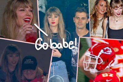 Taylor Swift Cheers On Travis Kelce At NFL Game Again -- This Time With TONS Of Famous Friends! - perezhilton.com - New York - New Jersey - Philadelphia, county Eagle - county Eagle - Kansas City