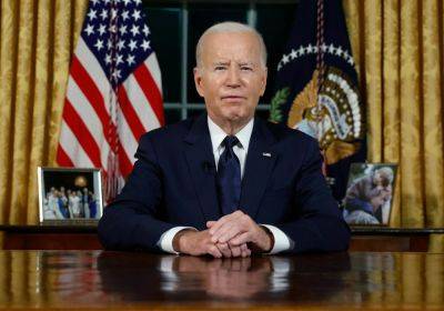 Joe Biden, In Oval Office Primetime Address, Makes Case For Renewed Support For Israel And Ukraine: “American Leadership Is What Holds The World Together” - deadline.com - New York - USA - Ukraine - Russia - Israel - Palestine