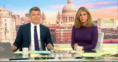 Kate Garraway issues warning to ITV Good Morning Britain co-star live amid weather concern - www.manchestereveningnews.co.uk - Britain - Manchester - Ireland