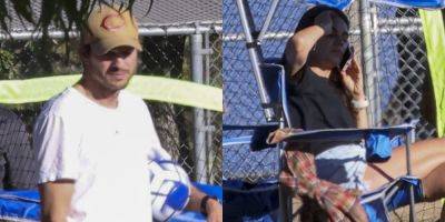 Ashton Kutcher & Mila Kunis Enjoy the Warm Weather at Their Son's Soccer Practice - www.justjared.com - Los Angeles - Los Angeles