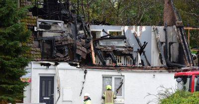 Scots homes left devastated by huge fire in shocking aftermath pictures - www.dailyrecord.co.uk - Scotland - city Lanarkshire