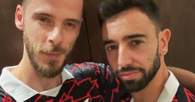 David De Gea reunites with former Manchester United teammate Bruno Fernandes with two-word message - www.manchestereveningnews.co.uk - Spain - Manchester - Madrid - Portugal