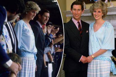 Princess Diana taunted Camilla with a blue polyester dress amid Charles marriage: royal author - nypost.com - Australia - county Brown