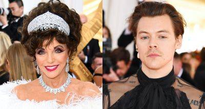 Joan Collins Calls Out Harry Styles Over Alleged Incident at Met Gala 2019 - www.justjared.com - New York