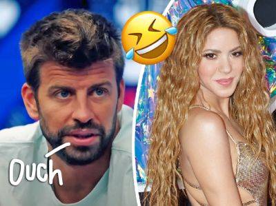 Shakira Fans Roast Gerard Piqué For Falling Into Stage Hole: ‘Karma!’ - perezhilton.com