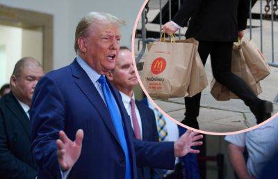 Donald Trump Got ENORMOUS McDonald's Delivery To Court Amid $250 Million Fraud Trial! - perezhilton.com - New York