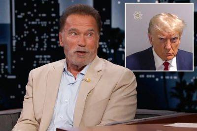 Arnold Schwarzenegger on Donald Trump’s 215-pound booking weight: ‘A little more like 315 pounds’ - nypost.com - California - county Fulton