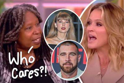 Whoopi Goldberg FUMES Over Taylor Swift & Travis Kelce 'Romance' As Sara Haines Claims It’s A ‘PR Stunt’ In HEATED The View Debate! - perezhilton.com - Taylor - Cuba - Kansas City